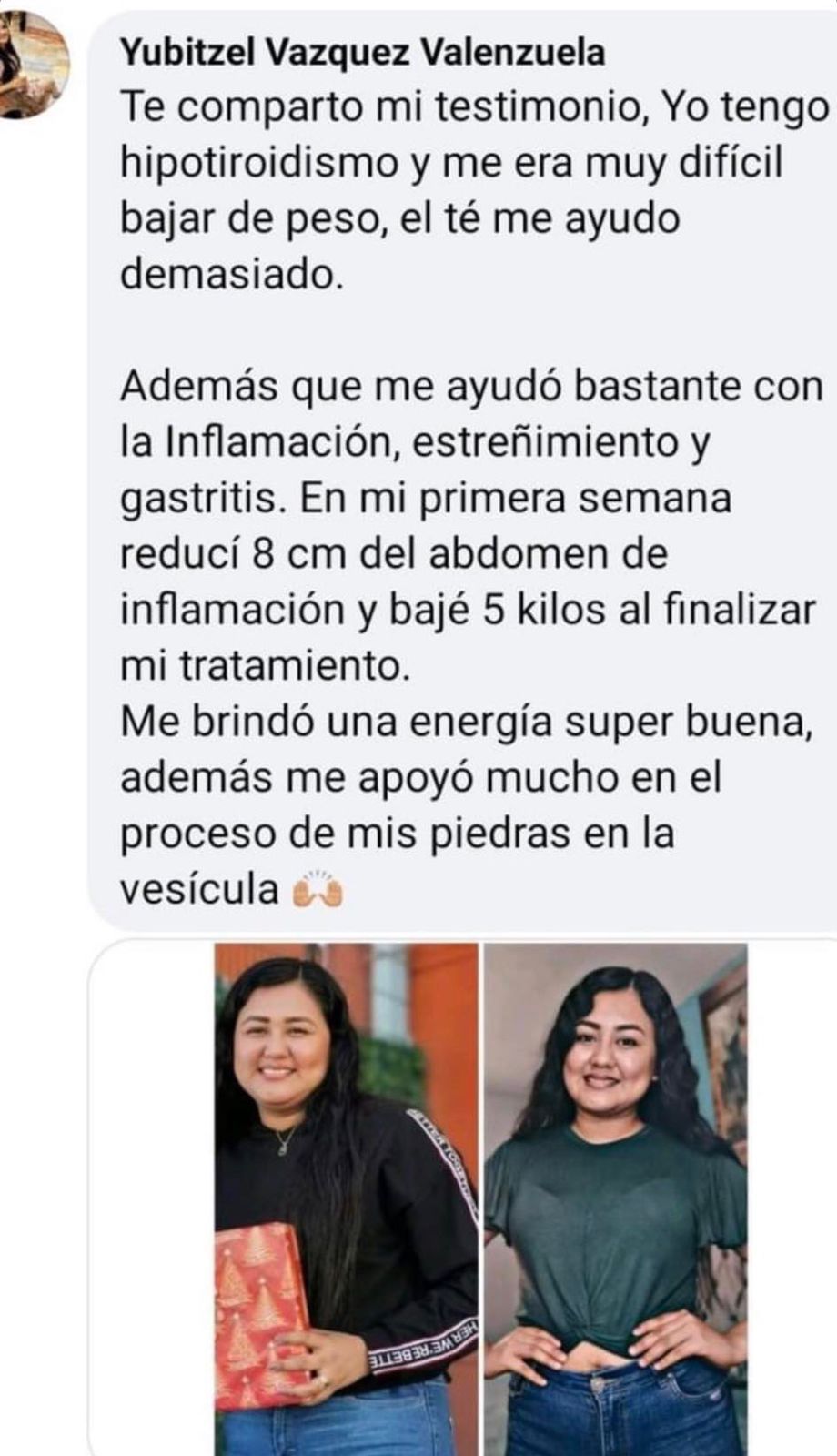 Testimonio de Yubitzel
